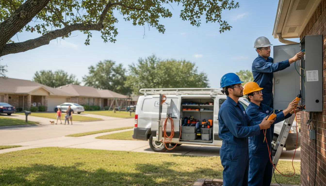 Certified electrician providing emergency electrical services in Centreville, AL